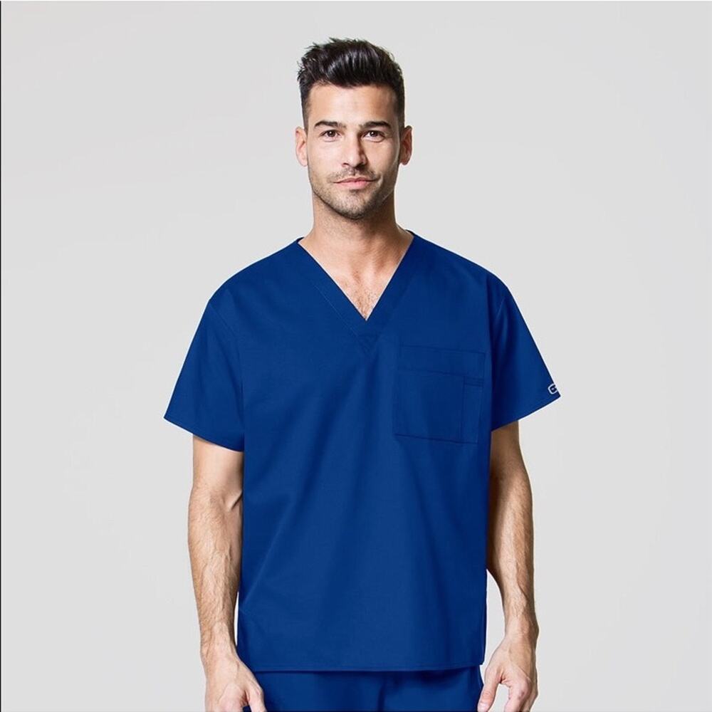 NWT WonderWORK plus size 4x Unisex V-Neck Top scrub top